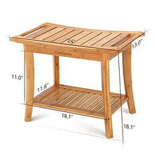 LXT PANDA Panca da Doccia in bambù Sedia da Doccia in Legno Impermeabile, organizzatore per Vasca da Bagno con Sgabello con mensola per Asciugamano per Interni o Esterni, Maniglie.
