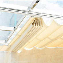 WXQIANG - Tenda parasole retrattile, per tettuccio, traspirante, facile da installare, in acciaio inox, con dimensioni personalizzabili, isolamento termico,