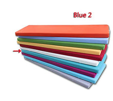 Cuscino per Panca da Giardino, Cuscino da Pavimento Tatami, Cuscino Lussuoso per panchina da Giardino Rettangolari Cuscino per Panche-Blu 2 120x30x5cm (47x12x2in)