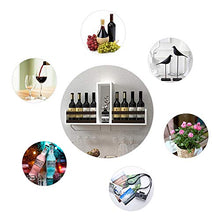 MEIDUO Cremagliera del Vino Scaffale da Parete per Armadio da Parete Moderno mensola Semplice Compilare Qualsiasi Spazio (Colore : Marrone)