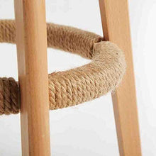 Zhangmeiren Sgabello Alto in Legno Massello Semplice Tavolo da Bar E Sedia Schienale Sedia da Bar for Il Tempo Libero (Color : E)