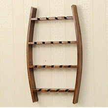 Elegante Scaffale per Vino Portabottiglie Portabottiglie da Parete in Legno con Portabottiglie, HJJ