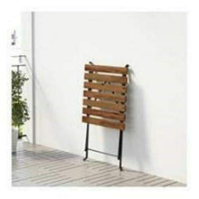 QLS - Tavolo da balcone e terrazzo, in legno, 54 x 55 cm