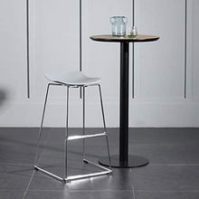 LXYPLM Sgabello Sedie Bar Barstools Ferro battuto contatore Tempo Libero Bar Sedie Sedile, Simple nordici Colazione Cucina Sgabelli di Home Kitchen Cafe Bar Arredo Bar Cucina (Color : Gray)
