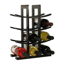 Portabottiglie per Vino da Tavolo in Legno, Portabottiglie per Vino in bambù da 12 Bottiglie, Moderna Decorazione Creativa Semplice per Portabottiglie, Portabottiglie da Appoggio Indipendente