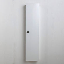Kiamami Valentina COLONNA PER BAGNO PENSILE IN BIANCO LUCIDO CON ANTA SIMPLY