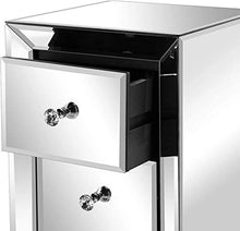 LMYTech Comodino con 2 Cassetti, con Maniglie in Legno, per Ufficio in Casa, Soggiorno, Camera da Letto, Tavolino, Mobile Contenitore