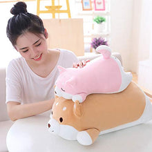 YiXing, 1 pezzo Shiba Inu cane peluche peluche peluche peluche cuscino bambino super morbido cane cuscino culo cane cuscino bambini giocattoli regalo ragazza (colore come mostrato, altezza: 30cm)