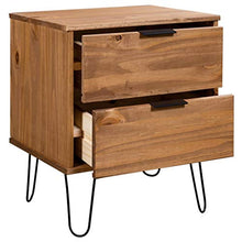 vidaXL Comodino Bianco 45x39,5x57 cm in Legno Massello di Pino