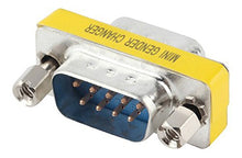 SaySure - 9 Pin RS-232 DB9 Male to Male Serial Cable Gender Changer