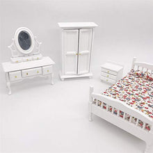 Mini Doll House Furniture Armadio a Doppia Anta Armadio Camera da Letto Spry