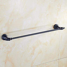 JKCKHA Northern Europe. A Parete Rack Rail da Bagno cremagliera Rack Appendiabiti in Bronzo Nero Unico Rack 62 Centimetri
