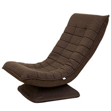 Li jing home Divano Pigro Elegante Divano/Poltrona Divano Creativo Tatami Divano Individuale Sedia Girevole a 360 ° Comfort sedentario Non è Stanco Lavabile (Color : Dark Brown)