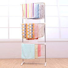 XPY-Towel rack Asciugamano, pavimento al soffitto, portasciugamani, acciaio inossidabile, tre piani, bagno