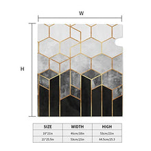 Copertura magnetica per cassetta delle lettere a forma di esagoni di carbone per decorazione da giardino, dimensioni standard 53 x 45 cm