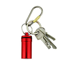 BGSFF Portapillole da Viaggio 1pc Custodia Impermeabile per portapillole Contenitore Capsula per Bottiglia Portachiavi Viaggio per Esterni Sigillo Portatile Portapillole Portapillole (Co
