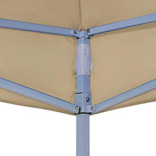 Festnight Telo per Gazebo, Tetto per Tendone, Copertura Superiore per Gazebo, Gazebo Pieghevole per Feste 4,5x3 m Beige 270 g/m²