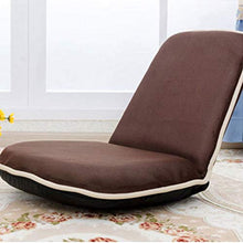 MeiMei Sofà piegante del sofà del Pavimento del sofà del sofà del sofà del sofà di piegamento di Svago di Stile Giapponese Semplice (Color : Brown)