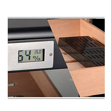 Humidor Cigar Humidors - Cigar Cabinet Contenitore di sigari di importazione di legno di cedro grande capacità 3 strati di sigari Umidità umidità costante Cabinet Display Cabinet .Deposito perfetto de