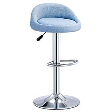 CMX-Barhocker Sgabelli da Bar, sgabelli girevoli Regolabili con Schienale, Sedile a 360 Gradi, Pelle PU, sedie da Pranzo con Ampia Base in Ferro per Cucina, bancone, Bar