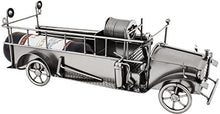 Brubaker portabottiglie con Vigili del Fuoco Auto Camion dei Vigili del Fuoco Oggetto Decorativo Metallo Supporto con Biglietto d' Auguri per Bottiglie di Vino Regalo