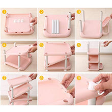 XWZH Cabinet Scarpe da Polvere Cappellino per stoccaggio a 11 Livelli unità per Scarpe da Scarpa Nera per corridoio Ingresso, 32x28x101cm (Color : Pink)
