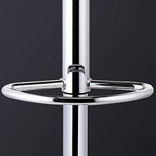 LUSTAR Sgabelli A Barre Girevoli A 360 ° Set di 2 Sgabelli Ad Altezza Regolabili con Poggiapiedi E Schienale in Legno Cucina da Cucina Sedie A Barre Blue-A