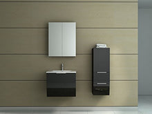 Jet-line - Set di mobili da bagno Rorschach nero lucido