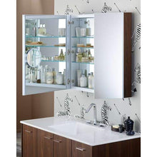 KOHLER K-99009-NA Verdera - Armadietto per medicinali in alluminio con specchio d'ingrandimento regolabile e porta a chiusura lenta