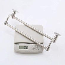 KES BTH207DG-2-KES - Portasciugamani regolabile da 14 a 61 cm, in acciaio INOX SUS304, con finitura spazzolata