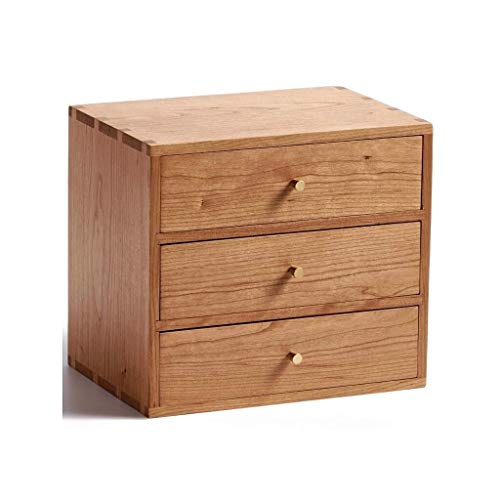 LCA Schedario Classificatore Verticale Armadi File QSJY Legno cancelleria stoccaggio Cosmetici Storage Folder Desktop Manager Storage Box (Colore: A) (Color : A)
