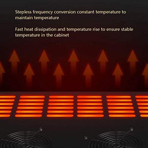 Humidor per Sigari Elettronici, Vetrina Refrigerata per Uso Domestico con Temperatura E umidità Costanti da 70 Litri, Porta in Vetro Temperato, Autoportante, può Contenere 400 Sigari