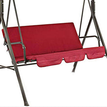 Uniqueheart Coprisedile Altalena per Cortile da Giardino Esterno Coprisedile per Altalena a Sospensione Impermeabile Cuscino per Sedia da Giardino da Giardino-Rosso