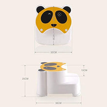 Sgabello Scaletta Pieghevole Sgabello per la vasca da bagno Sgabello Steso Sgabello Baby Feet Sgabello Bagno Bagno Sgabello Bambino Steo Sgabello Sgabello Winking Panda Kid's Toilet Sgabello per ragaz