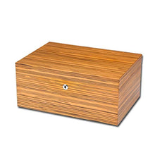 ZLMMY Grande capacità Humidor Cigar Box Legno di Cedro portasigari Giallo Accessori Cigar Humidor con umidificatore igrometro