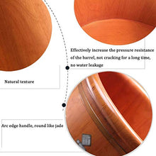 WSJ WSJMassagers WSJTub Rovere WSJBath Botte sopra Il Ginocchio Lavabo in Legno Artefatto di Massaggio (Colore: Colore Noce, Dimensioni: 42 * 40 cm)