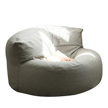 HongTeng Divani Simple Bean Bag Tatami Multi-Color Lazy Sofa Camera da Letto Balcone Creativo Wild Piccolo Divano con poggiapiedi 60 × 50 cm (Color : Gray)