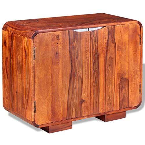 vidaXL Credenza in Legno Massello di Sheesham 75x35x60 cm Supporto Armadietto