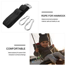 Toddmomy 1 Set Albero Altalena Appesa Cinghie Amaca Albero Cinghie Kit di Sospensione con Serratura Poliestere Snap Moschettone Ganci per Parco Giochi Portico Paio Indoor Outdoor