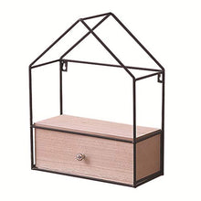 Floating Shelves Mobile Portaoggetti a Muro Galleggiante, Espositore in Legno con Struttura in Ferro, Ripiani Portaoggetti Armadietto a Muro, per Camera da Letto Bagno Soggiorno Cucina Ufficio