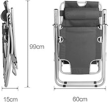 CDFC Heavy Duty Tymoline Zero Gravity Relaxer Sedia Giardino All'aperto Sunlounger Pieghevole Sedia reclinabile Sedia Lettino Sedia a Sdraio Armrest Sedia Patio Lazy Sedia Easy Sedia
