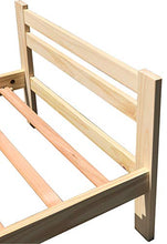 Letto singolo estraibile, in legno di pino massiccio, 90 cm x 190 cm, con doghe di sostegno, struttura singola in legno, adatto per camera da letto e letto estraibile con ruote