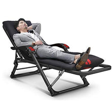 FACAZ Sedia a Sdraio Lettino da Giardino Oversize reclinabile, Patio con Cuscini Rimovibili, Lettino da Sole Portatile Supporto gravit脿 Zero 200 kg