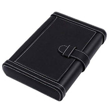 YUTRD ZCJUX Leather Cigar Box - Portable Cedro Legno e Pelle Cigar Storage Box Seal Design con Una buona Tenuta (Color : Black)