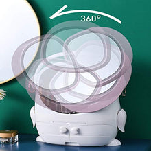 Organizer per Trucco,3 Cassetti Contenitori per Esposizione di Gioielli E Cosmetici Moderni con Specchio Illuminato A LED, Porta Cosmetici per Bagno,Vanità E Piano di Lavoro,A
