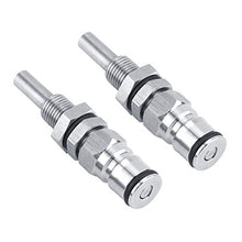 Tarente 2pcs / Set in Acciaio Inox Robusto barilotto di Birra Palla Blocco Messaggio connettore