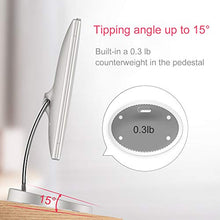 TOUCHBeauty Specchio per Trucco Illuminato,Specchio Trucco con Luce LED Regolabile,Ingranditore 1X/2X/3X/7X,con Touch Screen Tri-Fold e Base,Caricatore USB o Wireless AG-1971W(Bianca)