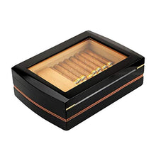 WRJY Humidor per sigari Scatola per sigari Produzione in Legno di Cedro con igrometro e umidificatore Scatola per umidità costante humidor per sigari da Viaggio Scatola Regalo Portatile
