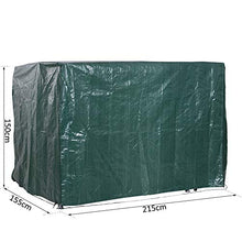 Outsunny Copertura per Mobili da Giardino Impermeabile Anti UV Anti Muffa con Fissaggio PE 215x155x150cm Verde