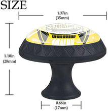 Stop Dreaming Start Doing Pomelli per Porta Set di 4 Pomelli per Mobili Manopole per Cassetti Cucina Armadio Vetro